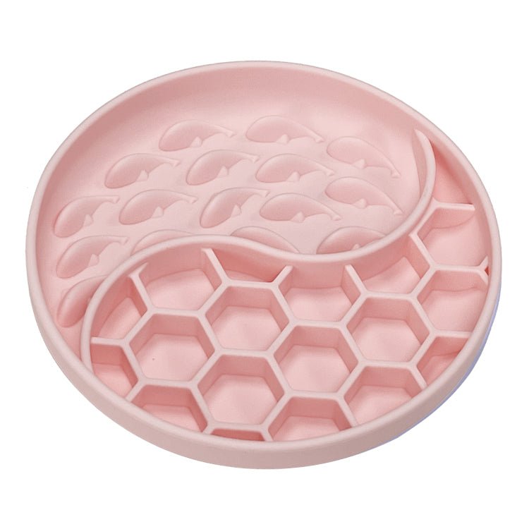 Pet Digestion Aid Feeder Silicone Enrichment Slow - Eating Bowl - malibudjango