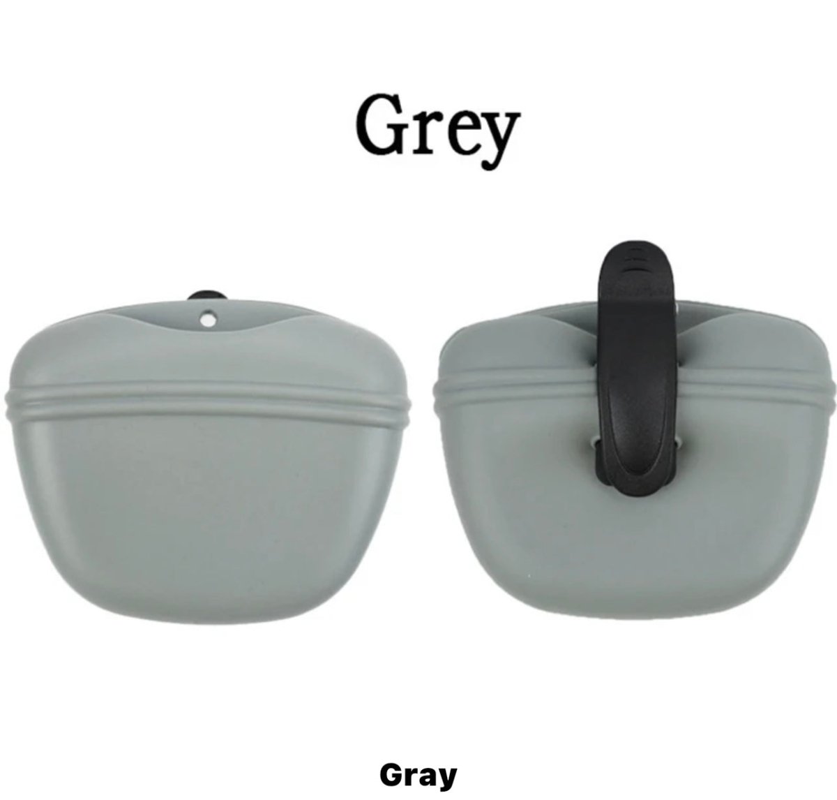 BPA - Free Dog Treat Bag with Magnetic Closure & Secure Clip - malibudjango