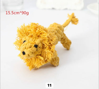 Cotton Rope Animal Chew Toys for Dogs - malibudjango