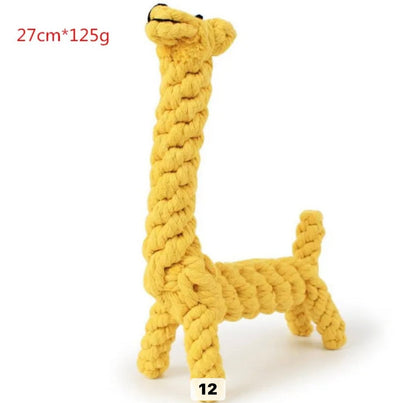 Cotton Rope Animal Chew Toys for Dogs - malibudjango