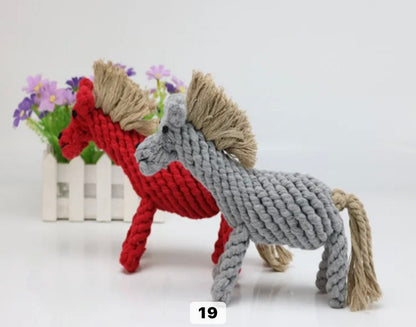 Cotton Rope Animal Chew Toys for Dogs - malibudjango