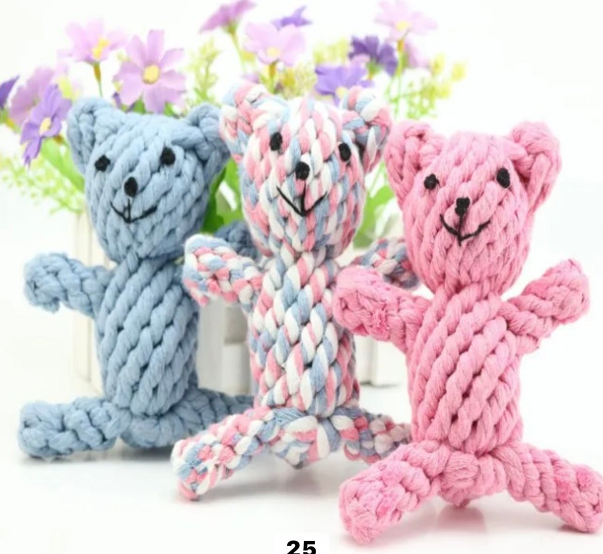 Cotton Rope Animal Chew Toys for Dogs - malibudjango