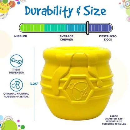 Unveil Soda Pup's Pup-X Honey Pot Treat Dispenser.