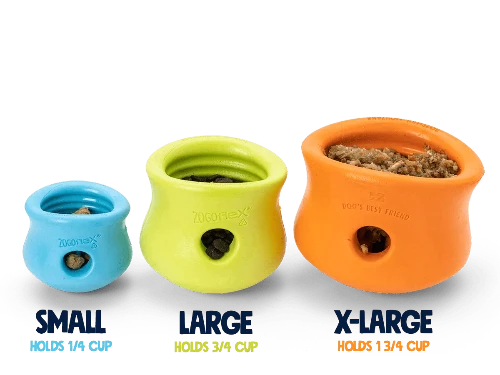 Toppl Puzzle Toy for Dogs - Small Orange: Customizable, Interactive, and Mentally Stimulating - malibudjango