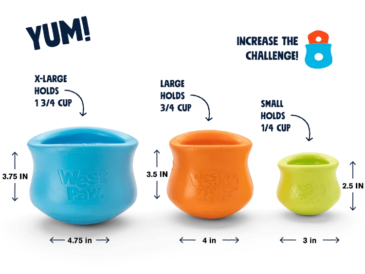 Toppl Puzzle Toy for Dogs - Small Orange: Customizable, Interactive, and Mentally Stimulating - malibudjango