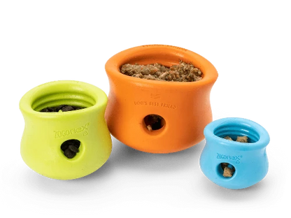 Toppl Puzzle Toy for Dogs - Small Orange: Customizable, Interactive, and Mentally Stimulating - malibudjango