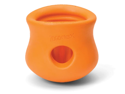 Toppl Puzzle Toy for Dogs - Small Orange: Customizable, Interactive, and Mentally Stimulating - malibudjango
